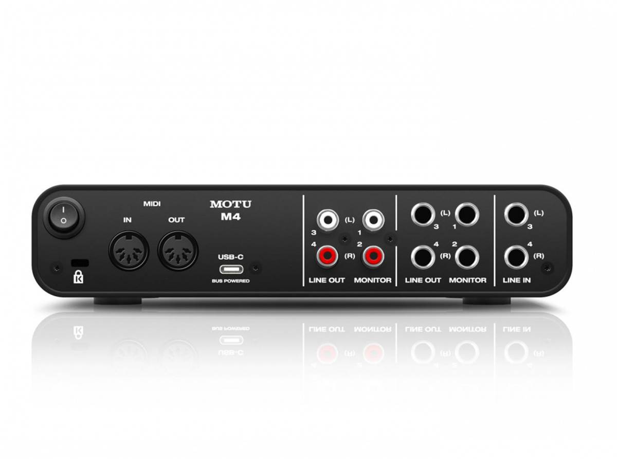 MOTU M4 4-in / 4-out USB audio interface