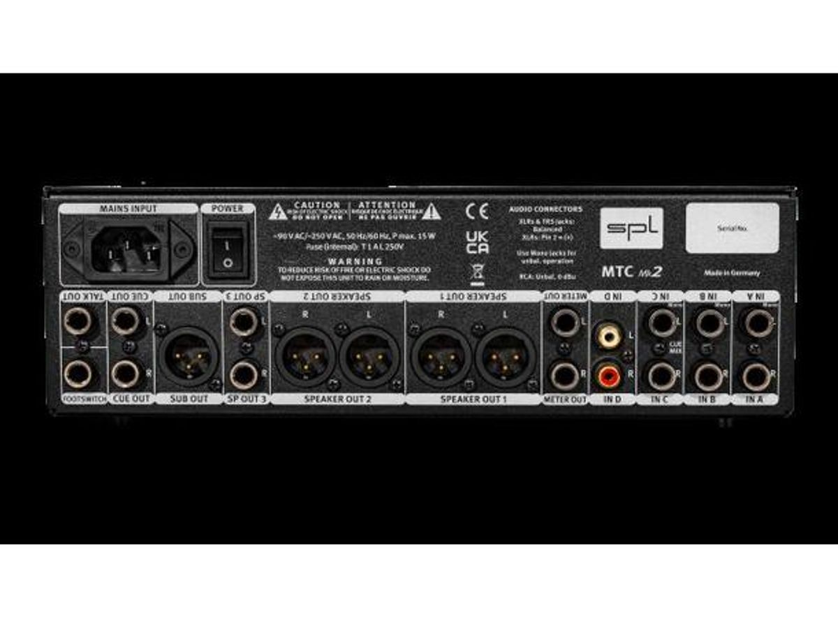 SPL MTC MK II Stereo Monitor & TalkBack Controller