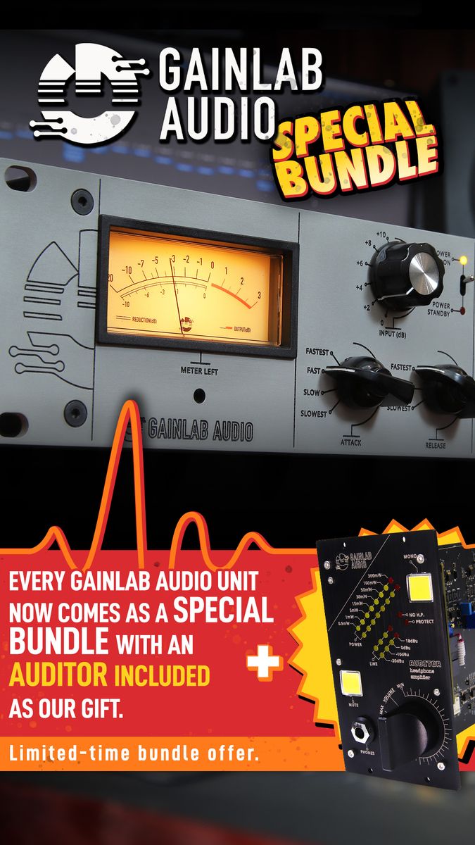 Gainlab Audio TC1 Dictator-Stereo Pentode Vari-μ Compressor