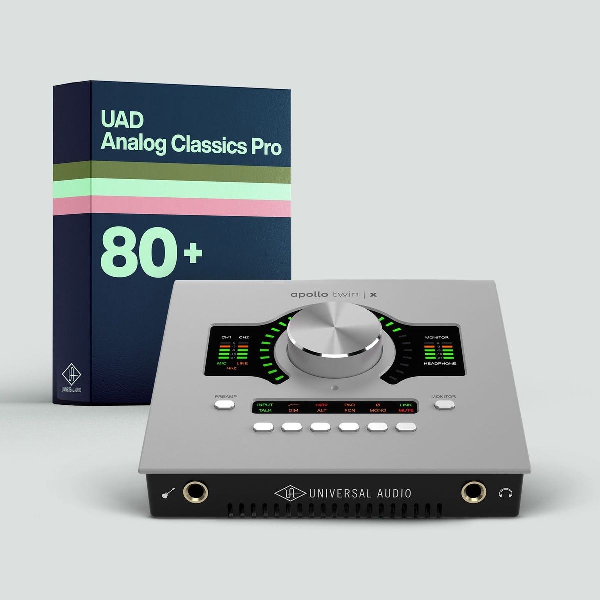 Universal Audio Apollo Twin X Quad Gen2 +UAD Analog Classics Pro