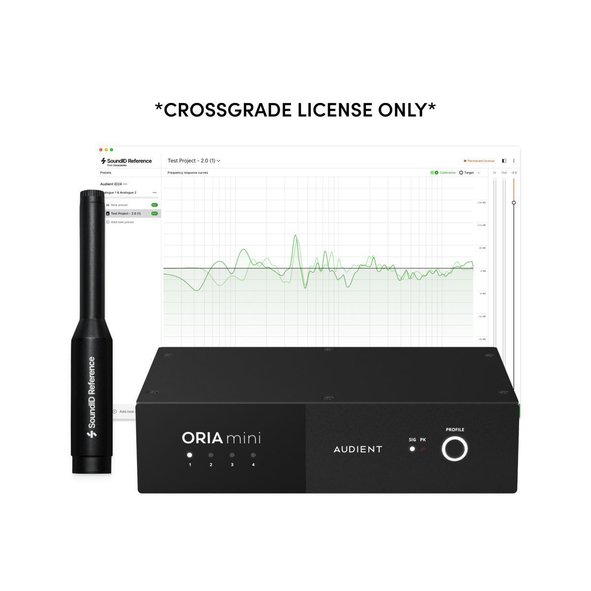 Audient ORIA Mini Room Correction System | Add-on Bundle For SoundID reference Owners