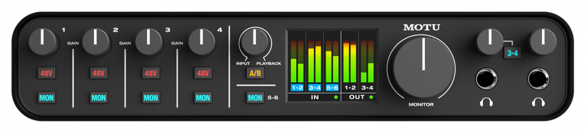MOTU M6-6-in / 4-out USB audio interface