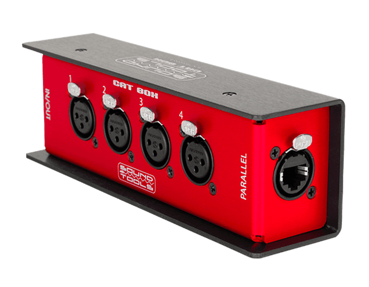 SoundTools CAT Box 4 x Female XLR( CBFX )