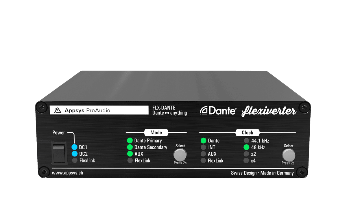 Appsys Flexiverter Dante til ADAT Converter