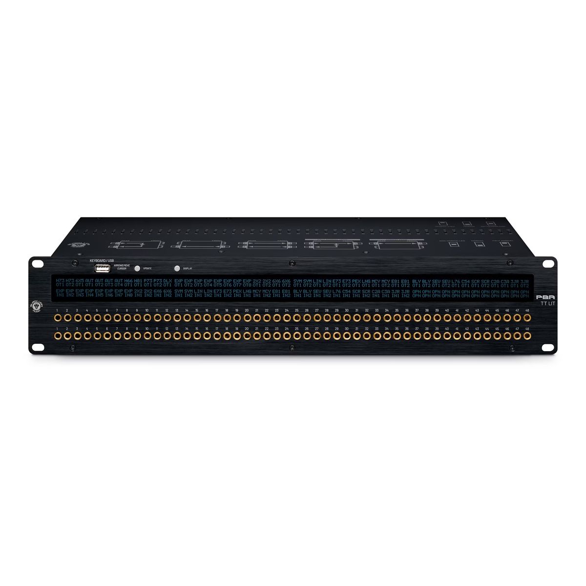 Black Lion Audio PBR TT 96-Point Gold-Plated TT/DB25 Patchbay 
