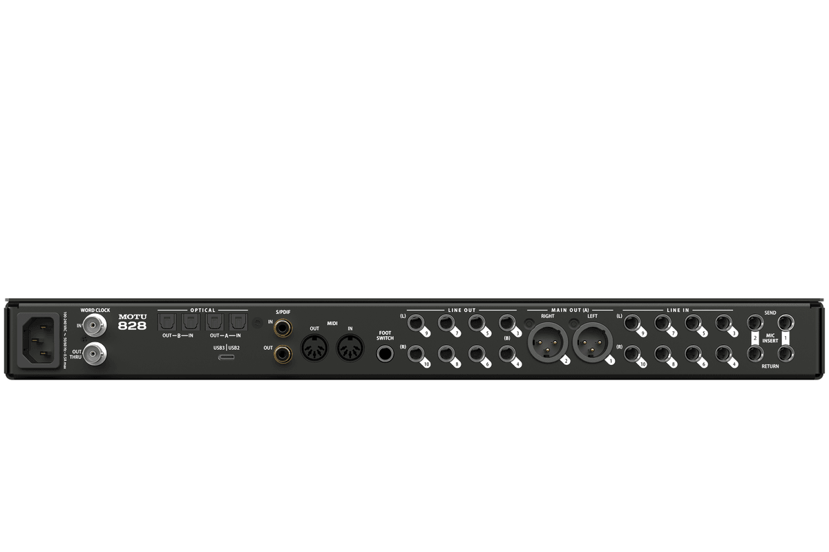 Motu 828(2024)USB3 Audio Interface